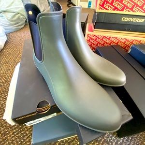 Sam Edelman rain boot Chelsea boot style sz 9 new
